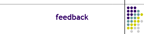 feedback